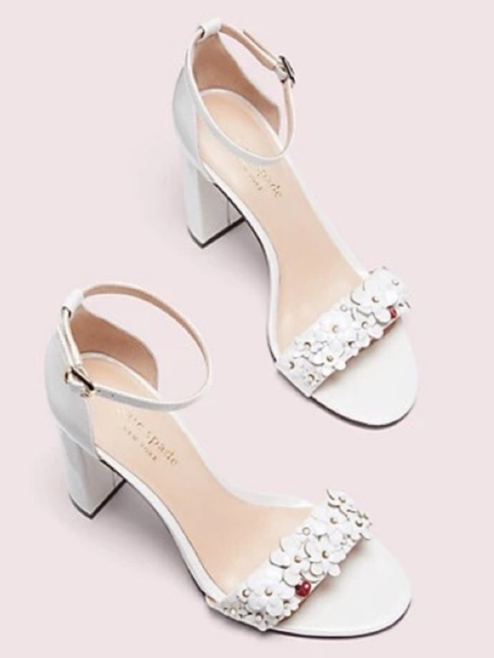 Kate Spade paradisi sandals optic white size 6.5